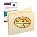 Smead File Folder, 1/3-Cut Tab Right Position, Letter Size, Manila, 100 Per Box (10333)