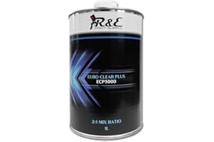 R&E Paint Supply for Euro Clear Plus, High Solids 2K Urethane Clear Coat, ECP5000,