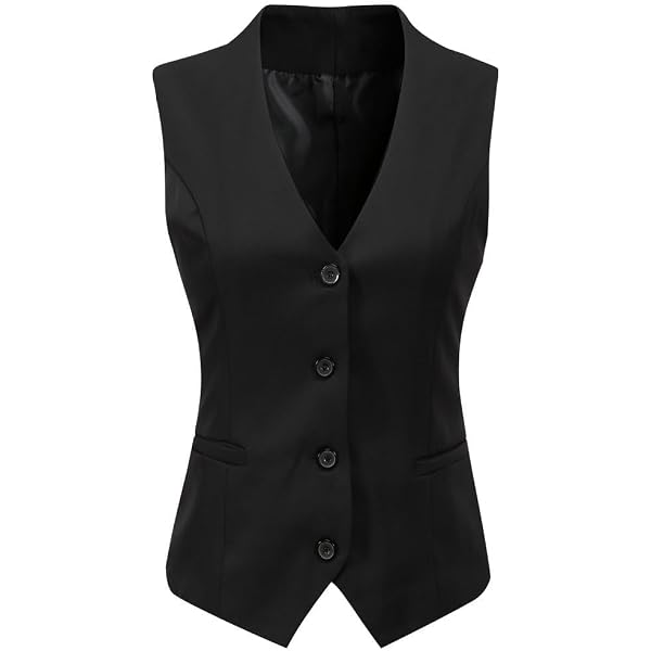 black dress vest women 2-piece vest suit women – Pegasus PK