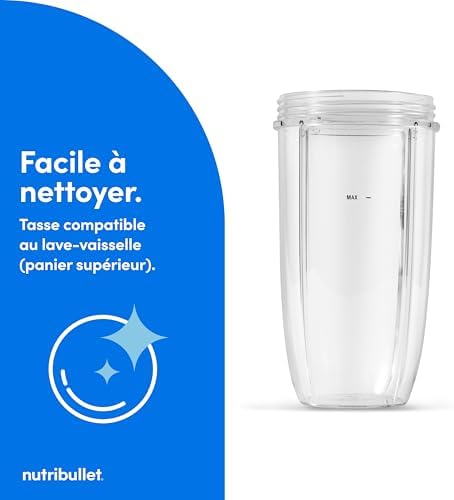 Pro 900 - Blender Personnel Multifonction, Smoothie, Fruits et Légumes, Compact, Facile à Utiliser et Nettoyer, Extraction Nutriments, 900W, Rose Mat Minéral (NB904MACL)