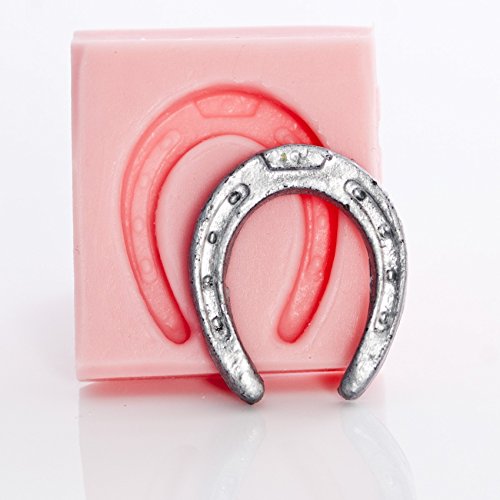 Miniature Horse Shoe Silicone Mold Chocolate, Fondant, Candy, Resin, Clay, Flexible and Easy to Use. Creates a small horse shoe perfect size for earrings. - Thumbnail 4