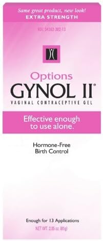 Options Gynol VaginalContraceptive Gel Extra Strength (Pack of 2) by Options Gynol