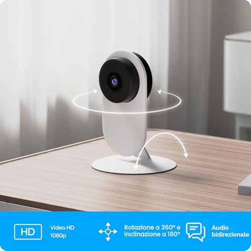 AGSHOME Wireless Home Alarm with 1080P Camera for Smart Security Scenarios, 120DB Alarm Connected to 2.4 GHz, 9 Wireless Home Alarm Kits Compatible with Alexa and Google Assistant