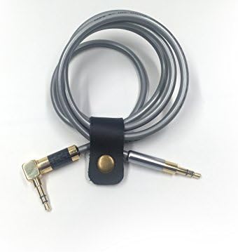 B&O H2 H6 H7 H8 Headphone Audio Cable,Dreamon X7 Replacement OCC Upgrade Audio Stereo Cable (1.2M, 3.5mm-elbow)