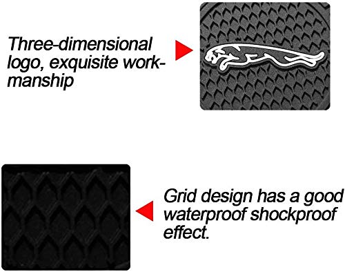 CARFORU Car Interior Accessories Cup Holder, Anti Slip Cup Mat Insert Vehicle Travel Auto Cup Holder Insert Coaster Ma for Jaguar Vehicles All Models 2 Packs, 2.75 inch - Thumbnail 2