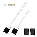 GEEKHOM Basting Brushes 12+7.5 Inch Pastry Brush with 2 Pack Silicone Heads for Cooking Baking Barbecue Grill Breakfast Butter Oil BBQ Fish Sauce Turkey Baster Food, Kitchen Utensils Gifts for Dad Mom
