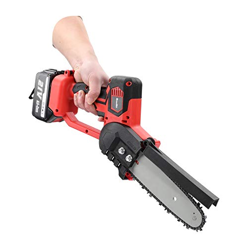 Mini-Kettensäge, handliche 20,3 cm, 880 W, kabellos, batteriebetrieben (wiederaufladbar) – Bild 5