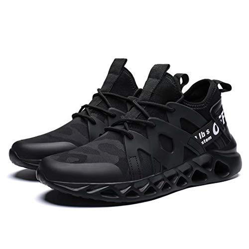 image for Wrezatro Men's Breathable Athletic Running Sneakers Mesh Light Walking