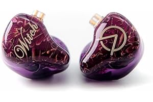 HiFiGo Open Audio Witch Pro Hybrid Drivers in-Ear Monitors, 1DD + 1BA Hybrid Unit in-Ear Earphones IEMs (Witch Pro)
