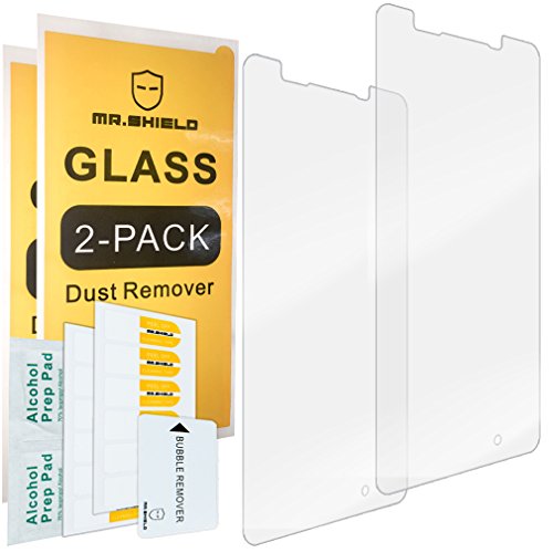 [2-PACK] - Mr Shield For Microsoft Lumia 950 [Tempered Glass] Screen Protector [0.3mm Ultra Thin 9H Hardness 2.5D Round Edge] with Lifetime Replacement Warranty