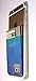 Vortex Stick-On Card Holder Wallet Case for iPhones and Androids - Geo blue/green