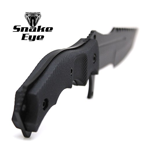 Snake Eye Tactical Full Tang Fixed Blade Combat Style Knife 8.5