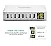 NEEKFOX USB Charger 8-port USB Wall Charger with LCD Display Charging Station