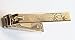 Amazing Korea Genuine New Professional Heavy Duty Powerful cutting force Wide 4mm Jaw Nail Clipper for Thicker Toenail,beauty, (Gold)