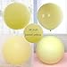 VUMSUM 36 inch Pastel Balloons for Parties 5 pcs Macaron Latex Balloons for Birthday Wedding Engagement Anniversary Christmas Festival Picnic or Any Friends & Family Party Decorations-Pastel Yellow
