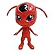MALUNGMA Ladybug Action Figure 6Pcs Miraculous Tikki Noir Cat Plagg Adrien Action Figures Toy Set Minifigures Kid's Gift Children Game