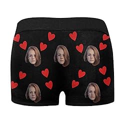 Custom Face Boxer, Personalized Photo Printed Face