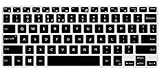 Dell XPS 13 Keyboard Cover Ultra Thin Keyboard Silicone Skin for 13.3" Dell XPS 13 9343 9350 9360 13.3 Inch Laptop(NOT Fit XPS 13 9365), Black