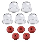 Hipa (Pack of 5 188-12 Primer Bulb with 177-64 Check Valve for Most WT Series Carburetor