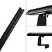 Universal Pick-Up Truck Ladder Racks Two Aluminum Bars Length Adjustable from Min 49 Inch to Max 64 Inch Four Brackets Mount Inside The Bed Rails of Roll Up Tonneau Cover (5.9', Black)