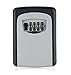 AMRIU Combination Key Lock Box - More Convenient Key Box - Best Outdoor Wall Mounted Key Box - Set Your Own Combination - Great for Elderly Parents Spare House Keys