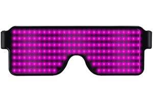 FENTERXY USB able LED Lit Glasses Glasses Fashionable Luminous Eyeglasses Glowing Glasses