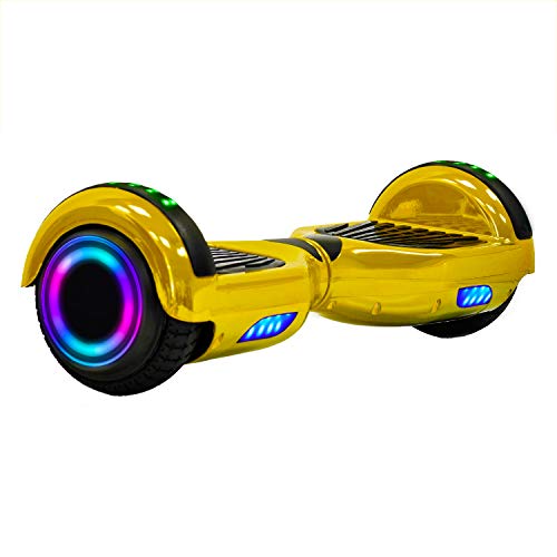 image for TopGain Bluetooth Hoverboard Chorme Self Balancing Scooter with Flashi