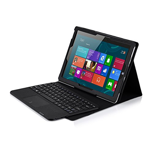 Poweradd Surface 3 Keyboard Case Detachable Wireless Bluetooth Keyboard with Touch Pad with Magnetic PU Leather Stand Case Cover for Microsoft Surface 3 10.8 inch Tablet - Black Poweradd Surface 3 Keyboard Case Detachable Wireless Bluetooth Keyboard with Touch Pad with Magnetic PU Leather Stand Case Cover for Microsoft Surface 3 10.8 inch Tablet - Black