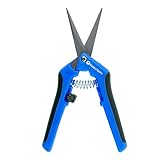 Happy Hydro - Trimming Scissors - Curved Tip - Teflon Coated Non Stick Blades