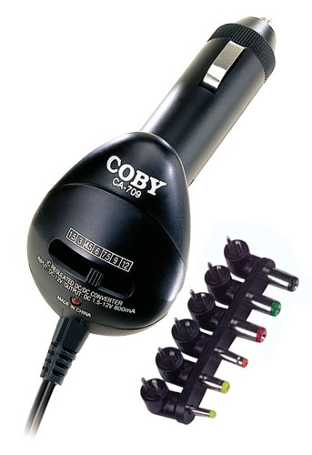 Coby CA709 IC Regulated 800mA Universal DC Car Converter (Discontinued by Manufacturer)