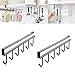 Mug Holder,Coffee Cup Holder,Kitchen Utensil Storage Hook,Cabinet Storage Hook,Wall Mounted Home Storage Hooks for Pots,Pans,Spoons,Spatulas,and Cooking Accessories and Other Kitchen Hardware-2 Pcs