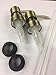Antiqued Brass Soap Pumps with Collar Rings - 2pk - Replacement Pumps for Your Bottles, Mason Jars or Other DIY Soap or Lotion Dispensers