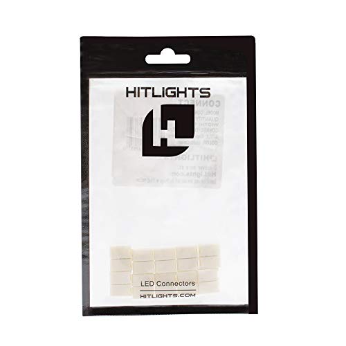 HitLights LED Light Strip Connector, 10mm Multi Color 5050 Strip to Strip, 10 Pack - Thumbnail 4