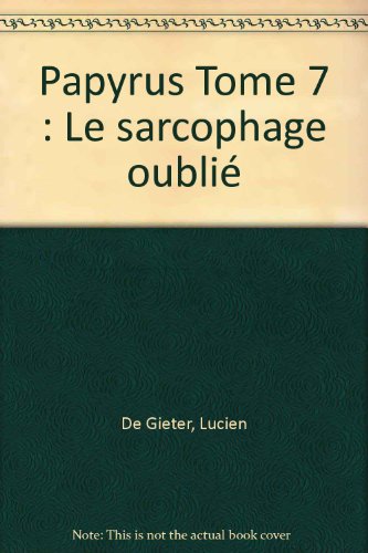 Le  sarcophage oublié