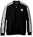 adidas Originals Boys' Superstar Track Top, Black, Medium