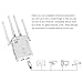 Wifi Extender,Dootoper Ac1200 Wifi Repeater Signal Amplifier/Dual Band Wireless Booster/Range Extender/Access Point/Router(Wps,4 High Gain External Antennas)Extends WiFi to Smart Home&Alexa Devices