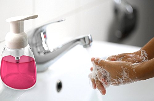 Premium Vials Foaming Soap Dispensers, 4 pack Pump Bottle- BPA Free- Liquid Containers, Refillable Foamer (250 ml)