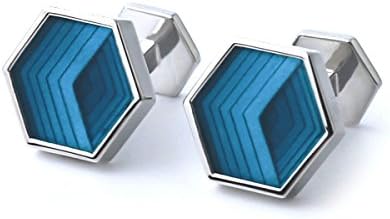 Men's Cuff Links Creative Cufflinks Business Wedding Stainless Steel Cufflinks with Modern Fashion Simple Classic Elegant Designs
