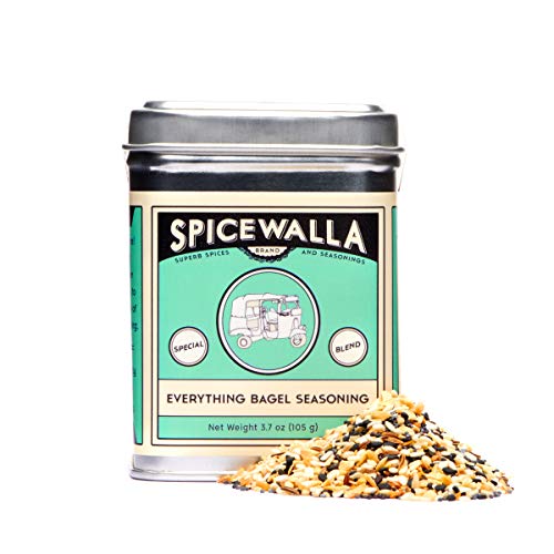 Spicewalla Everything Bagel Spice Blend 3.7 oz | Sesame, Garlic, Onion, Salt, Caraway, Poppy Seeds | Keto & Paleo…