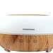 Aromatherapy Essential Oil Diffusers, 300ml Ultrasonic Air Humidifier Ominihome with 4 Timer Settings,7 Color Changing LED Waterless Auto off Wood Grain, 2 Mist Mode, Birthday Gift