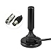 Bingfu RF Pigtail BNC Plug with Male Center Pin in to 3.5mm Plug with Male Center Pin in Cable Using Audio Cable Coax - 3.28ft(100cm)