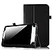 FINTIE Folio Classic Leather Case for 7 inch Samsung Galaxy Tab 3 - Black
