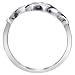 925 Sterling Silver Celtic Rounded Knot Design Ring