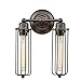 CLAXY® Ecopower Vintage 2-Lights Simplicity Industrial ORB Mini Cage Wall Sconces