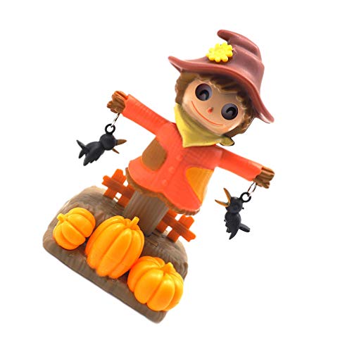 image for Amosfun Solar Dancing Toys Bobble Head Toy Halloween Scarecrow Dancing