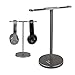 CASEKING Headphone Stand, Headphone Bracket for Bose, Beats, Sony, Philips, JVC, Gaming, and DJ etc.. Universal Compatibility with All Headphones(Gray)