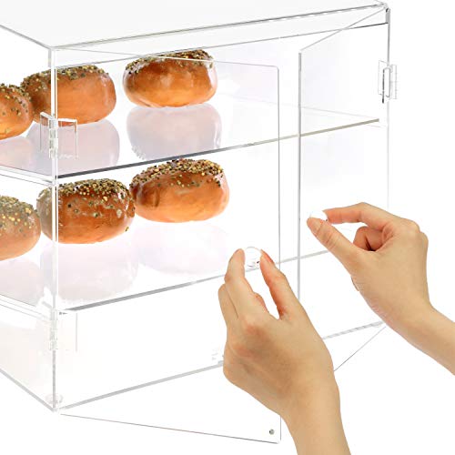 image for Ikee Design Clear Acrylic Case, Marketing Holders, Retail Pastry Bagel
