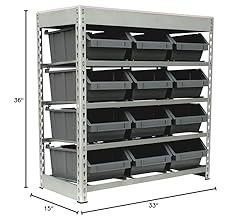 King's Rack Bin Rack Boltless Steel Storage System