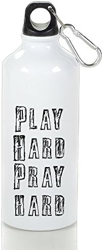 Play Hard Pray Hard New Bicycle Water Bottle Running Travel Kettle Cups