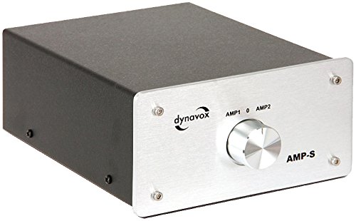 Dynavox AMP-S Verstärker/Boxen-Umschalter Silber